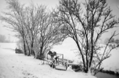 Winterlandschap bij J. Sas
