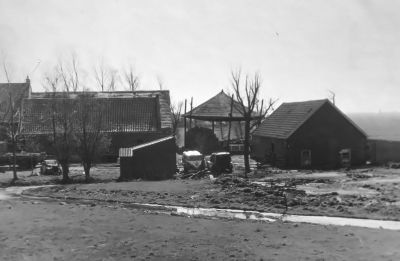 Zijaanzicht Boerderij " Reigersbosch"
