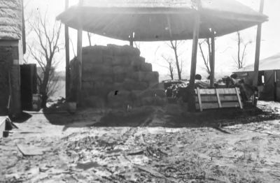 De hooiberg van boerderij "Reigersbosch"
