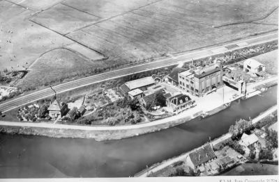 Meelfabriek "de Gaasp" vanuit de lucht
