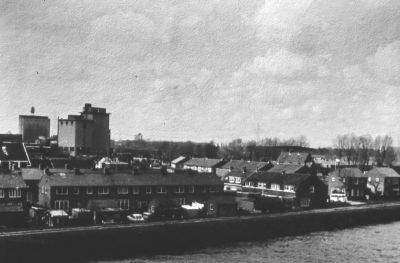 Overzichtsfoto vanaf de Hoge brug van Geinbrug
