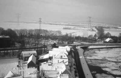 Driemond februari 1986
Foto genomen vanaf de graansilo van Otten.
