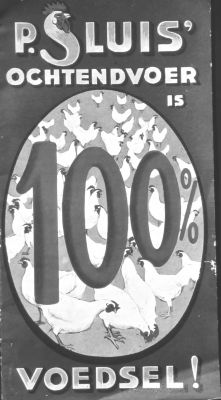 Reclame boekje P.Sluis (1929)
