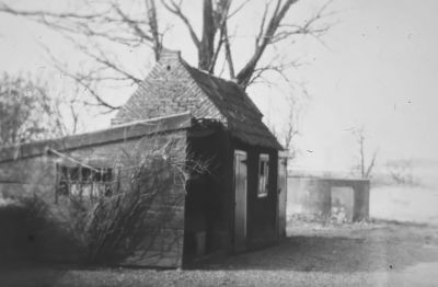 Het boen en stookhok van de boerderij van H. van Wijngaarden

