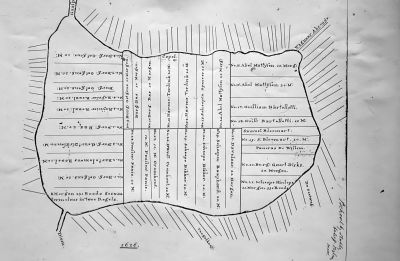 Kavelverdeling van de Bijlmermeer uit 1626
