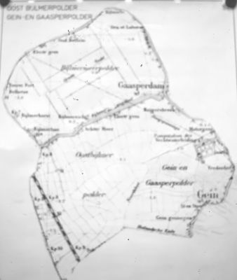 Kavelkaart Bijlmermeer, Oost Bijlmer, Gein en Gaasperpolder
