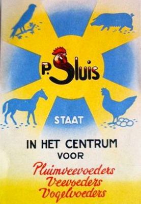 P. Sluis, fabriek pluimvee-, vee- en vogelvoeder 
Hier komen alle categorieën aan bod.
Keywords: Geinbrug;Driemond;Sluis,pluimvee;vee;vogel;voeder;reclame