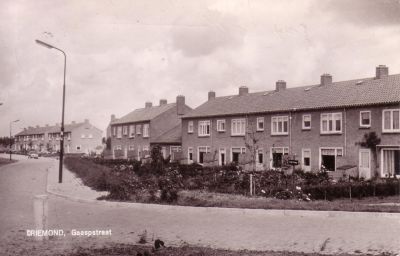 Vechtstraat/Herfststraat
Vechtstraat vanaf de Lange Stammerdijk. Op de (ansicht)foto staat Gaaspstraat. Aan het eerste deel Herfststraat vanaf de Lange Stammerdijk staan geen woningen. Het blok links achter betreft woningen aan de Herfststraat (even nummers) over de kruising met de Gaasp-/Burgemeester Kasteleinstraat. De woningen rechts voor op de foto betreft de achterzijde van woningen die aan een van de straatjes haaks op de Burgemeester Kasteleinstraat staan, maar dezelfde naam hebben.
Keywords: Vechtstraat;Herfststraat;Gaaspstraat;Burgemeester Kastelein(straat);Geinbrug;Driemond