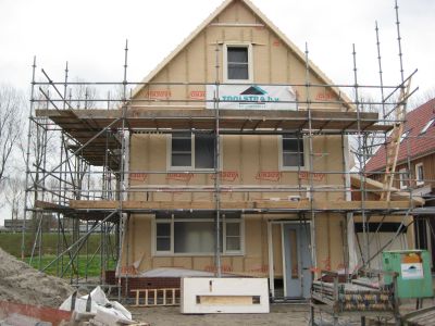 Maanhof/Droomzone
Woning foto GNW023 (blauwe huis) in aanbouw
Keywords: Maanhof;Droomzone;Driemond;Geinbrug