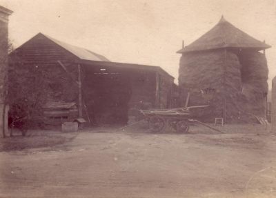 Niesing
Adrianus (Janus) Theodorus Niesing had een hooi- en strohandel aan de vroegere Ringsloot in de Bijlmerpolder, waar deze uitkomt op de Gaasp. Naast hooihandel runde hij er ook een café, 'Gaasperzicht' van tot 1922. De vergunnig wed afgegeven in 1905.
Foto: het terrein van de hooihandel, met links nog net zichtbaar de zijgevel van het woonhuis/café.
Keywords: Geinbrug;Driemond;Gaasperdam;Ringsloot;Niesing;hooi;stro;Lange Stammerdijk