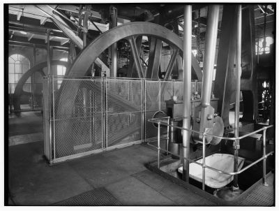 pompstation Weesperkarspel
Vliegwiel in de machinekamer.
Keywords: pompstation Weesperkarspel;Weesperkarspel;waterleidingen